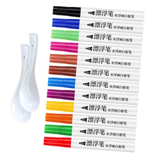 HEALSOPTHY 1 Satz Schwimmende Malstifte für Farben Abwischbare Whiteboard Marker Kreative Schulmaterialien Malspielzeug für Draußen Fördert die Kreativität und Feinmotorik von HEALSOPTHY