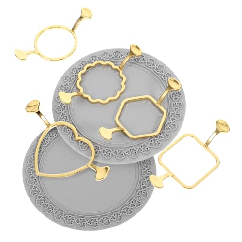 HEALSOPTHY 1 Satz Teiliges Metall Wachssiegel Kit mit Silikonmatte Runde Herz und Blumenform Einladungen und Diy Projekte Einfach der Anwendung von HEALSOPTHY