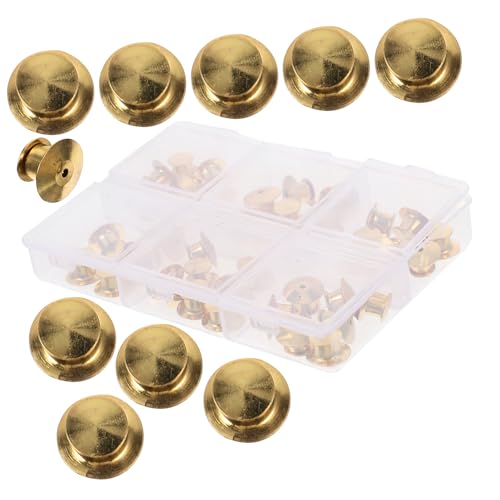 HEALSOPTHY 1 Schachtel Broschen Verschlüsse aus Runde Flache Anstecknadel Rückseiten Langlebige Pin Clutch Backs für Schmuckherstellung Sichere Halterung für Namensschilder und DIY Projekte HEALSOPTHY 1 Schachtel Broschen Verschlüsse aus Runde Flache Anstecknadel Rückseiten Langlebige Pin Clutch Backs für Schmuckherstellung Sichere Halterung für Namensschilder und DIY Projekte von HEALSOPTHY