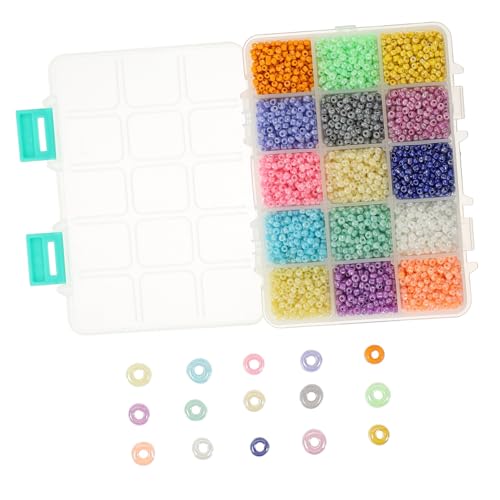 HEALSOPTHY 1 Schachtel Bunte Glasperlen DIY Spacer Beads für Schmuckherstellung Armbänder Halsketten Handgefertigte Charm Perlen für Basteln und Kreative DIY Projekte HEALSOPTHY 1 Schachtel Bunte Glasperlen DIY Spacer Beads für Schmuckherstellung Armbänder Halsketten Handgefertigte Charm Perlen für Basteln und Kreative DIY Projekte von HEALSOPTHY