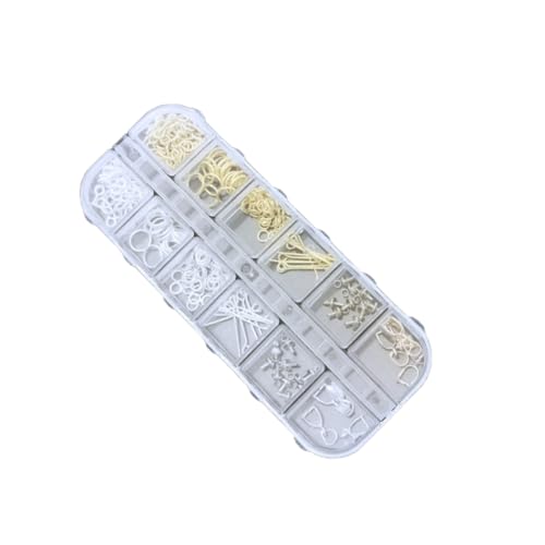 HEALSOPTHY 1 Schachtel Kettenverbinderverschlüsse bastelmaterial bastel materialien schmuckherstellung Schmuck basteln Schmuckzubehör DIY Charm Schnalle schmuck stecker Verbindungsverschluss von HEALSOPTHY