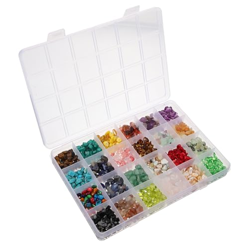 HEALSOPTHY 1 Schachtel Natürliche Unregelmäßige Steinperlen Fächer DIY Schmuck Bastelperlen für Halsketten Armbänder Ohrringe Vielseitige Handgefertigte Naturstein Schmuckkomponenten HEALSOPTHY 1 Schachtel Natürliche Unregelmäßige Steinperlen Fächer DIY Schmuck Bastelperlen für Halsketten Armbänder Ohrringe Vielseitige Handgefertigte Naturstein Schmuckkomponenten von HEALSOPTHY