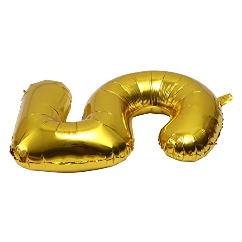 HEALSOPTHY 1 Stück Aluminium Folienballon Goldene Ballons für Geburtstagsfeiern Hochzeiten und Helium Dekorative Luftballons für Stilvolle Anlässe HEALSOPTHY 1 Stück Aluminium Folienballon Goldene Ballons für Geburtstagsfeiern Hochzeiten und Helium Dekorative Luftballons für Stilvolle Anlässe von HEALSOPTHY