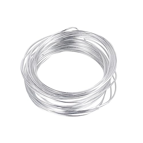 HEALSOPTHY 1 Stück DIY Aluminiumdraht Biegbarer Basteldraht für Puppenskelette und Modellbau Rostfreier Draht für Kreative Handwerksprojekte von HEALSOPTHY