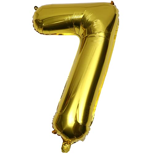HEALSOPTHY 1 Stück Digitaler Aluminiumfolienballon Glänzend Geburtstagsdekoration Luftballons Leichte Luftballons Zahlenballons Bunt Luftballons Aus Aluminiumfolie Ballon Für Geburtstagsfeier von HEALSOPTHY