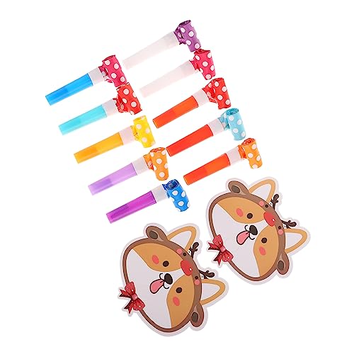 HEALSOPTHY 10 Sets Pfeifen Lustige Partygeschenke Partygeschenke Für Erwachsene Geburtstagsparty Gebläse Verrückte Gebläse Krachmacher Musikalische Party Putts Krachmacher Party von HEALSOPTHY
