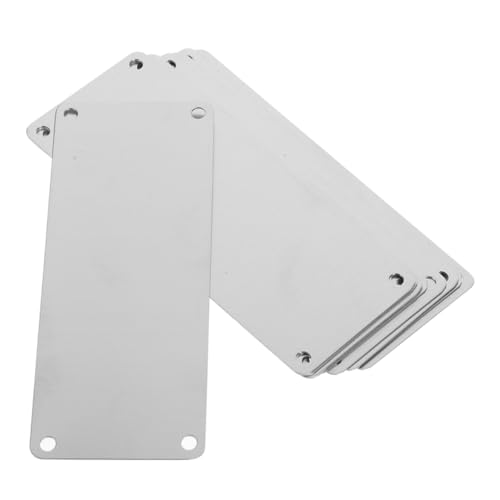 HEALSOPTHY 10 Stk. Teiliges Blanko Namensschilder mit Löchern Rostfrei Präzise Metallgravurplatten für DIY Hotel Tür und Büroschilder Vielseitig Einsetzbar HEALSOPTHY 10 Stk. Teiliges Blanko Namensschilder mit Löchern Rostfrei Präzise Metallgravurplatten für DIY Hotel Tür und Büroschilder Vielseitig Einsetzbar von HEALSOPTHY