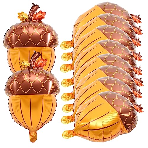 HEALSOPTHY 10 Stück Ballon aus Aluminiumfolie Dekorationen Luftballons aus Metall Danksagung Party weihnachtsdeko Thanksgiving-Folienballons Luftballons zum Erntedankfest HEALSOPTHY 10 Stück Ballon aus Aluminiumfolie Dekorationen Luftballons aus Metall Danksagung Party weihnachtsdeko Thanksgiving-Folienballons Luftballons zum Erntedankfest von HEALSOPTHY