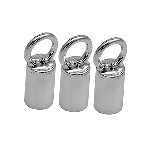 HEALSOPTHY 10 Stück Endkappen für Schmuckverbindungen Hochwertige Verbindungselemente Leder für und Armbänder DIY Zubehör für Kreative Projekte von HEALSOPTHY