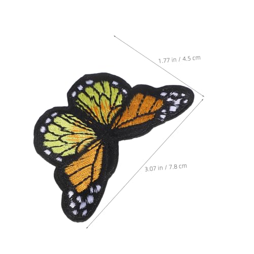 HEALSOPTHY 10 Stück Große Gelbe Schmetterling Bügelaufnäher Beständiger Stickerei Dekorative Diy Stoffapplikationen für Kleidung Taschen und Accessoires Schnelles Reparaturset für Erwachsene HEALSOPTHY 10 Stück Große Gelbe Schmetterling Bügelaufnäher Beständiger Stickerei Dekorative Diy Stoffapplikationen für Kleidung Taschen und Accessoires Schnelles Reparaturset für Erwachsene von HEALSOPTHY