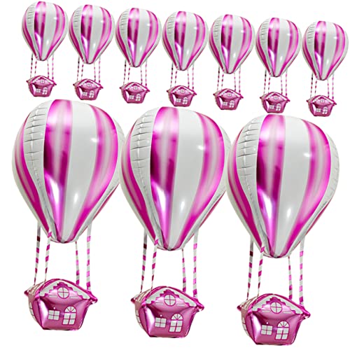 HEALSOPTHY 10 Stück Heißluftballon Form Folienballons für Kindergeburtstag Dekorative Luftballons für Partys und Feierlichkeiten Langlebig und Reißfest HEALSOPTHY 10 Stück Heißluftballon Form Folienballons für Kindergeburtstag Dekorative Luftballons für Partys und Feierlichkeiten Langlebig und Reißfest von HEALSOPTHY