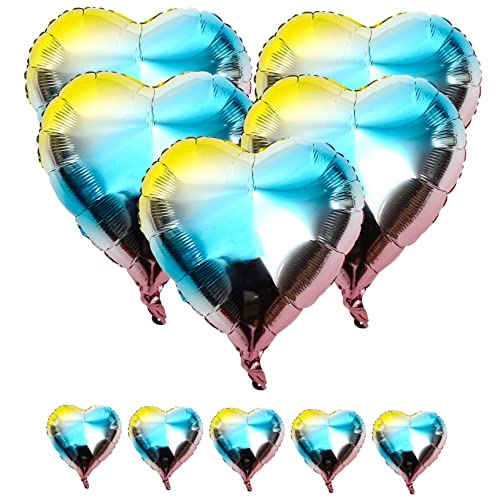 HEALSOPTHY 10 Stück Herzform Folienballons Dekorative Ballons für Valentinstag Geburtstagsfeiern und Hochzeiten Pastellfarben für Festliche Anlässe und Party Dekoration HEALSOPTHY 10 Stück Herzform Folienballons Dekorative Ballons für Valentinstag Geburtstagsfeiern und Hochzeiten Pastellfarben für Festliche Anlässe und Party Dekoration von HEALSOPTHY