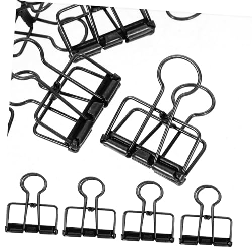 HEALSOPTHY 10 Stück Metall Binder Clips Multifunktionale Klammern für Büro Zuhause für Dokumente Notizen Scrapbooks Starke und Langlebige Büroklammern Schwarz HEALSOPTHY 10 Stück Metall Binder Clips Multifunktionale Klammern für Büro Zuhause für Dokumente Notizen Scrapbooks Starke und Langlebige Büroklammern Schwarz von HEALSOPTHY