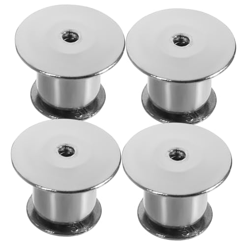 HEALSOPTHY 10 Stück Metallverschluss Pins für Anstecker Namensschilder Taschen und Hüte Hochwertige Locking Pin Clasp Backs Weiß Nickel für Schmuck und DIY Projekte von HEALSOPTHY