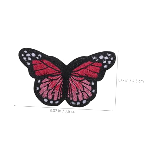 HEALSOPTHY 10 Stück Schmetterling Bügelbilder zum Aufbügeln und Aufnähen Bestickte Große Hellrote Applikationen für Diy Kleidung Jacken Hüte und Taschen Einfache Vielseitige Textildekoration HEALSOPTHY 10 Stück Schmetterling Bügelbilder zum Aufbügeln und Aufnähen Bestickte Große Hellrote Applikationen für Diy Kleidung Jacken Hüte und Taschen Einfache Vielseitige Textildekoration von HEALSOPTHY