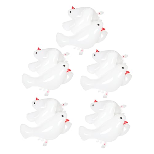 HEALSOPTHY 10 Stück Taufballons Festival Dekoballons Ballontiere Ballons Taube Aufblasbare Ballons Große Hochzeitsballons Taubenballons Woo Doves Aluminiumfolie Weiß HEALSOPTHY 10 Stück Taufballons Festival Dekoballons Ballontiere Ballons Taube Aufblasbare Ballons Große Hochzeitsballons Taubenballons Woo Doves Aluminiumfolie Weiß von HEALSOPTHY
