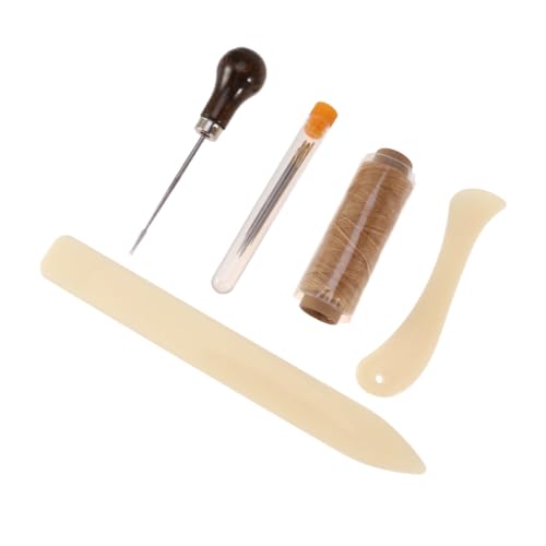 HEALSOPTHY 10 Stück Teiliges Buchbinde Set mit Großen Nadeln Gewachstem Leinengarn Kunststoff Falzbein Holzgriff Ahle Geeignet für Handgemachte Bücher DIY Buchbinderei Professionelle HEALSOPTHY 10 Stück Teiliges Buchbinde Set mit Großen Nadeln Gewachstem Leinengarn Kunststoff Falzbein Holzgriff Ahle Geeignet für Handgemachte Bücher DIY Buchbinderei Professionelle von HEALSOPTHY