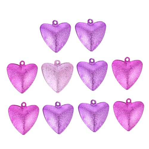 HEALSOPTHY 10 Stück Teiliges Bunte Herzform Glocken Anhänger Mattierte Glocken Charm Vielseitig zum Basteln von Schmuck Wie Halsketten Armbändern Handgefertigten Accessoires Zufällige Farbe HEALSOPTHY 10 Stück Teiliges Bunte Herzform Glocken Anhänger Mattierte Glocken Charm Vielseitig zum Basteln von Schmuck Wie Halsketten Armbändern Handgefertigten Accessoires Zufällige Farbe von HEALSOPTHY