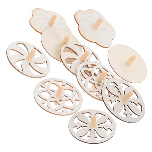 HEALSOPTHY 10 Stück Teiliges DIY Holz Holzkreisel für Unvollendete Spinning Tops zum Bemalen Sicherer Gyro Förderung der Feinmotorik und Familienaktivitäten HEALSOPTHY 10 Stück Teiliges DIY Holz Holzkreisel für Unvollendete Spinning Tops zum Bemalen Sicherer Gyro Förderung der Feinmotorik und Familienaktivitäten von HEALSOPTHY