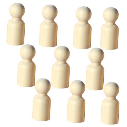 HEALSOPTHY 10 Stück Teiliges DIY Holzfiguren Bastelset Unbemalte Mini holzpuppen Glatte Oberfläche Kinderfreundlich zum Bemalen und Kreativen Gestalten Vielseitig für Dekoration und HEALSOPTHY 10 Stück Teiliges DIY Holzfiguren Bastelset Unbemalte Mini holzpuppen Glatte Oberfläche Kinderfreundlich zum Bemalen und Kreativen Gestalten Vielseitig für Dekoration und von HEALSOPTHY