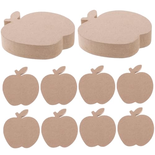 HEALSOPTHY 10 Stück Teiliges Holz Apfel Dekorationen zum Bemalen Naturbelassene DIY Holzfiguren mit Glatter Oberfläche Selbststehend für Halloween und Kreative Wohnraumgestaltung HEALSOPTHY 10 Stück Teiliges Holz Apfel Dekorationen zum Bemalen Naturbelassene DIY Holzfiguren mit Glatter Oberfläche Selbststehend für Halloween und Kreative Wohnraumgestaltung von HEALSOPTHY
