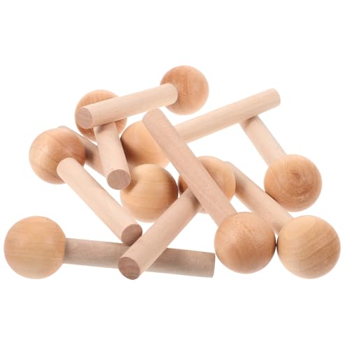 HEALSOPTHY 10 Stück Teiliges Holzrundstäbe aus Buchenholz Glatte Oberfläche Langlebige Holzstäbe für Lochwand Zubehör als Pegboard Haken zum Basteln Wandorganisation HEALSOPTHY 10 Stück Teiliges Holzrundstäbe aus Buchenholz Glatte Oberfläche Langlebige Holzstäbe für Lochwand Zubehör als Pegboard Haken zum Basteln Wandorganisation von HEALSOPTHY