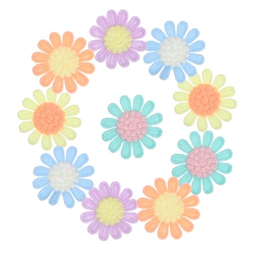 HEALSOPTHY 10 Stück Teiliges Kleine Bunte Blume Aufnäher zum Aufbügeln Handgefertigte Häkelblumen Applikationen für DIY Kleidung Taschen Haaraccessoires Langlebige Stoffpatches für HEALSOPTHY 10 Stück Teiliges Kleine Bunte Blume Aufnäher zum Aufbügeln Handgefertigte Häkelblumen Applikationen für DIY Kleidung Taschen Haaraccessoires Langlebige Stoffpatches für von HEALSOPTHY