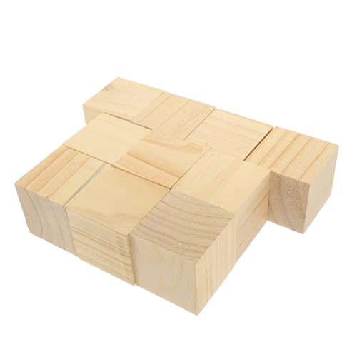 HEALSOPTHY 10 Stück Teiliges Kleine Naturholz Würfel Präzise Geschnittene Holzklötze für DIY Bastelprojekte Glatte Oberflächen ohne Splitter Vielseitig Einsetzbare Holz Quadrate HEALSOPTHY 10 Stück Teiliges Kleine Naturholz Würfel Präzise Geschnittene Holzklötze für DIY Bastelprojekte Glatte Oberflächen ohne Splitter Vielseitig Einsetzbare Holz Quadrate von HEALSOPTHY