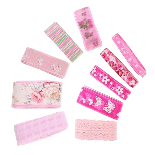 HEALSOPTHY 10 Stück Teiliges Polyester Blumenmuster Dekoband zum Zuschneiden Vielseitiges und Bastelband für DIY Floristik Partydekoration und Geschenkverpackung Farbintensiv und Langlebig HEALSOPTHY 10 Stück Teiliges Polyester Blumenmuster Dekoband zum Zuschneiden Vielseitiges und Bastelband für DIY Floristik Partydekoration und Geschenkverpackung Farbintensiv und Langlebig von HEALSOPTHY