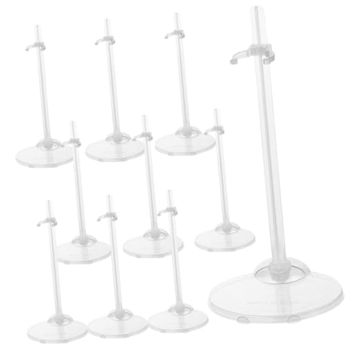 HEALSOPTHY 10 Stück Teiliges Transparentes Puppenständer Taillenklemme Stabile Kunststoff puppenhalter für Puppenpräsentation und Aufbewahrung Geeignet für Deko Sammler und Kinderzimmer HEALSOPTHY 10 Stück Teiliges Transparentes Puppenständer Taillenklemme Stabile Kunststoff puppenhalter für Puppenpräsentation und Aufbewahrung Geeignet für Deko Sammler und Kinderzimmer von HEALSOPTHY