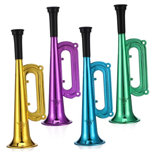 HEALSOPTHY 10 Stück Teiliges Trompetenspielzeug aus Robustem Kunststoff Lauter Party krachmacher für Leichte und Sichere Tröten zum Jubeln bei Sportveranstaltungen HEALSOPTHY 10 Stück Teiliges Trompetenspielzeug aus Robustem Kunststoff Lauter Party krachmacher für Leichte und Sichere Tröten zum Jubeln bei Sportveranstaltungen von HEALSOPTHY