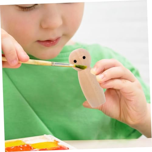 HEALSOPTHY 10 Stück Teiliges Unbemalte Holz puppen zum Bemalen DIY Holzfiguren für Erwachsene Naturfarbene Steckpuppen als Bastel Dekorationsfiguren HEALSOPTHY 10 Stück Teiliges Unbemalte Holz puppen zum Bemalen DIY Holzfiguren für Erwachsene Naturfarbene Steckpuppen als Bastel Dekorationsfiguren von HEALSOPTHY