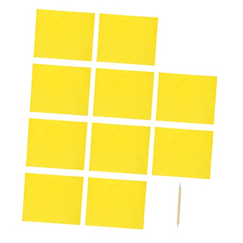 HEALSOPTHY 10 Stück Teiliges Wasserlösliches Transferpapier für Kreuzstich mit Präge Stylus Schnitt und Anpassbares Pauspapier für Patchwork Malerei Musterübertragung Stoff und Papier Klare von HEALSOPTHY