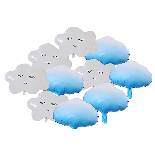 HEALSOPTHY 10 Stück Wolken-ballon-set Party Geburtstag Geformt Thematisiert Hochzeitsballons Aus Aluminium Dekoration Wolkenballon Wolkenförmiger Ballon Geburtstagskind Blue Aluminiumfolie HEALSOPTHY 10 Stück Wolken-ballon-set Party Geburtstag Geformt Thematisiert Hochzeitsballons Aus Aluminium Dekoration Wolkenballon Wolkenförmiger Ballon Geburtstagskind Blue Aluminiumfolie von HEALSOPTHY