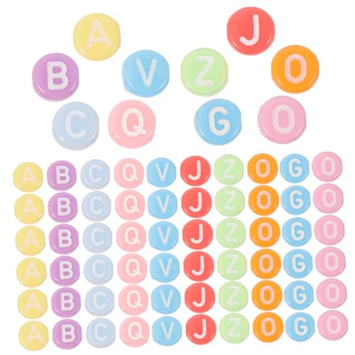HEALSOPTHY 100 Stck Bunte Acryl Buchstabenperlen zum Auffädeln Langlebige DIY Alphabet Perlen für Armbänder Schmuckherstellung Kinderfreundlich Vielseitig für Bastelprojekte HEALSOPTHY 100 Stck Bunte Acryl Buchstabenperlen zum Auffädeln Langlebige DIY Alphabet Perlen für Armbänder Schmuckherstellung Kinderfreundlich Vielseitig für Bastelprojekte von HEALSOPTHY