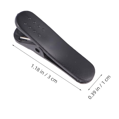 HEALSOPTHY 100 Stück Alligator Klemme Kopfhörer Kabelclip aus Robustem Kunststoff Praktischer Kabelhalter für Headset und Earphone Kabel Modisches Schwarz für Kleidungsbefestigung und HEALSOPTHY 100 Stück Alligator Klemme Kopfhörer Kabelclip aus Robustem Kunststoff Praktischer Kabelhalter für Headset und Earphone Kabel Modisches Schwarz für Kleidungsbefestigung und von HEALSOPTHY