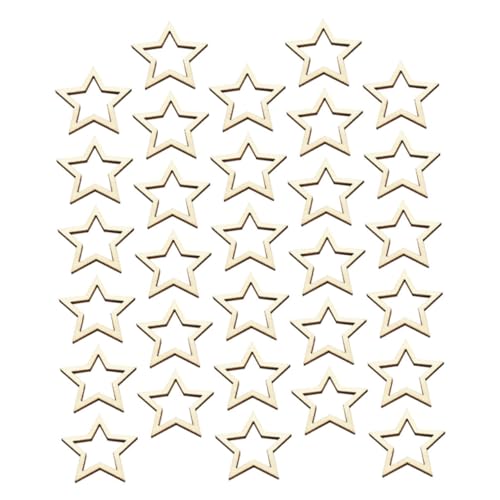 HEALSOPTHY 100 Stück Blank Holzsterne zum Basteln Unbehandelte Holz sternscheiben für DIY Kunstprojekte Wiederverwendbare Holzverzierungen für Karten Geschenkverpackung Hochzeits HEALSOPTHY 100 Stück Blank Holzsterne zum Basteln Unbehandelte Holz sternscheiben für DIY Kunstprojekte Wiederverwendbare Holzverzierungen für Karten Geschenkverpackung Hochzeits von HEALSOPTHY