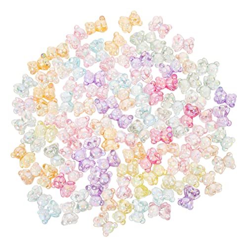 HEALSOPTHY 100 Stück Bunte Acryl Bär Perlen Leichte Spacer Beads für Schmuckherstellung Niedliche Ab farbige Bastelperlen für Armband Halskette und DIY Schmuckzubehör HEALSOPTHY 100 Stück Bunte Acryl Bär Perlen Leichte Spacer Beads für Schmuckherstellung Niedliche Ab farbige Bastelperlen für Armband Halskette und DIY Schmuckzubehör von HEALSOPTHY
