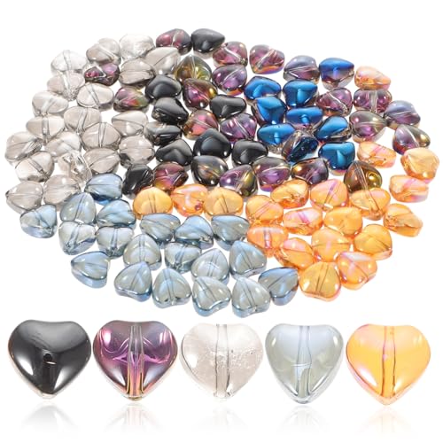 HEALSOPTHY 100 Stück Bunte Glas Spacer Perlen Herzform Glänzend Langlebig Glatte Oberfläche Vielseitig für DIY Schmuckherstellung Wie Armbänder und Halsketten Kreative Bastelperlen HEALSOPTHY 100 Stück Bunte Glas Spacer Perlen Herzform Glänzend Langlebig Glatte Oberfläche Vielseitig für DIY Schmuckherstellung Wie Armbänder und Halsketten Kreative Bastelperlen von HEALSOPTHY