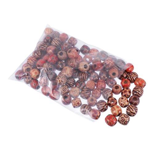 HEALSOPTHY 100 Stück Bunte Holzperlen Rund Große DIY Bastelperlen für Schmuckherstellung Armbänder Halsketten Bemalte Trommel Holzperlen Robust Kreativ HEALSOPTHY 100 Stück Bunte Holzperlen Rund Große DIY Bastelperlen für Schmuckherstellung Armbänder Halsketten Bemalte Trommel Holzperlen Robust Kreativ von HEALSOPTHY