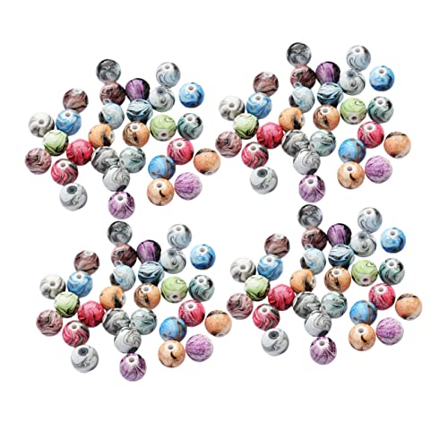 HEALSOPTHY 100 Stück DIY Mischfarbige Resinperlen mit Tintenmalerei Bastelperlen für Schmuckherstellung Armbänder und Kunsthandwerk Zubehör HEALSOPTHY 100 Stück DIY Mischfarbige Resinperlen mit Tintenmalerei Bastelperlen für Schmuckherstellung Armbänder und Kunsthandwerk Zubehör von HEALSOPTHY