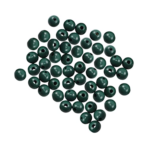 HEALSOPTHY 100 Stück Holzperlen für Diy Armbänder Bastelbedarf Naturbelassenem Holz für Schmuckherstellung und Dekoration Vielseitig Einsetzbar für Mehr von HEALSOPTHY