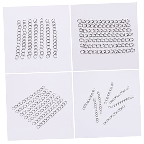 HEALSOPTHY 100 Stück Kettenverlängerung DIY Schmuckzubehör für und Armbänder Langlebig und Hypoallergen für Basteln und Schmuckherstellung von HEALSOPTHY