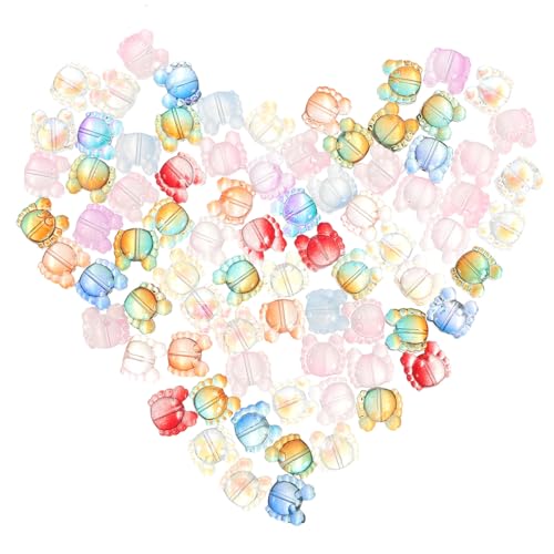 HEALSOPTHY 100 Stück Kreative Glasperlen Krabbenform Handgemachte Spacerperlen für DIY Armbänder und Schmuckherstellung für Kreative Bastelprojekte und Schmuckdesign HEALSOPTHY 100 Stück Kreative Glasperlen Krabbenform Handgemachte Spacerperlen für DIY Armbänder und Schmuckherstellung für Kreative Bastelprojekte und Schmuckdesign von HEALSOPTHY