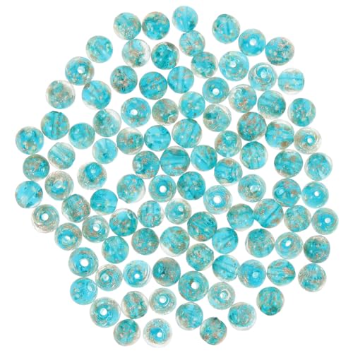 HEALSOPTHY 100 Stück Luminous Glasperlen Leuchtende Diy Perlen für Armbänder und Schmuck Dekorative Kristallperlen für Bastelprojekte Perlen für Heimdekoration und von HEALSOPTHY