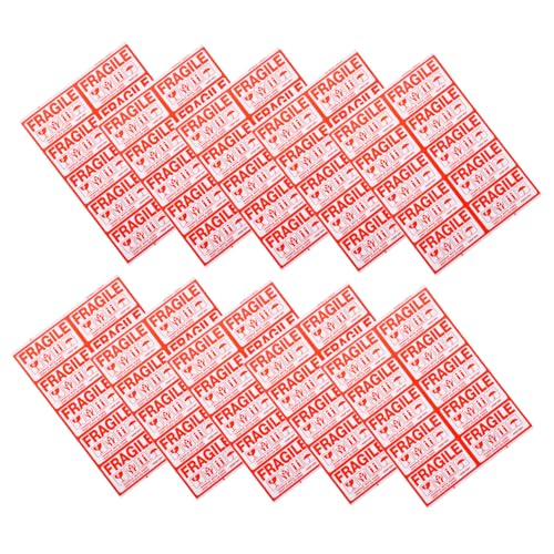 HEALSOPTHY 100 Stück Selbstklebende Fragile Labels Stabile Verpackungswarnaufkleber Zerbrechliche Versandetiketten Praktische Warnhinweise für Kartons und Pakete Einfach Anzubringen HEALSOPTHY 100 Stück Selbstklebende Fragile Labels Stabile Verpackungswarnaufkleber Zerbrechliche Versandetiketten Praktische Warnhinweise für Kartons und Pakete Einfach Anzubringen von HEALSOPTHY