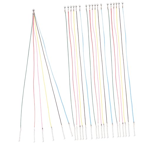 HEALSOPTHY 100 Stück Teiliges Gewachstes Lederband Karabinerverschluss Bunte Schmuckbänder für DIY Halsketten Armbänder Fußkettchen und Schmuckzubehör Vielseitig Einsetzbar für HEALSOPTHY 100 Stück Teiliges Gewachstes Lederband Karabinerverschluss Bunte Schmuckbänder für DIY Halsketten Armbänder Fußkettchen und Schmuckzubehör Vielseitig Einsetzbar für von HEALSOPTHY