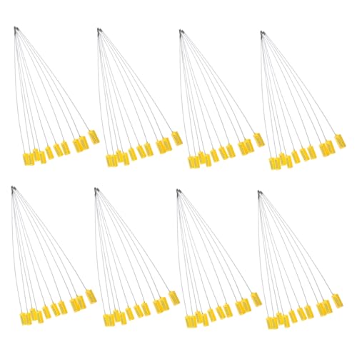 HEALSOPTHY 100 Stück Teiliges Nummerierte Sicherheitsstahlkabelplomben Manipulationssichere Metall dichtungsanhänger für Transportcontainer Lkw und Lager Wetterbeständig und Präzise HEALSOPTHY 100 Stück Teiliges Nummerierte Sicherheitsstahlkabelplomben Manipulationssichere Metall dichtungsanhänger für Transportcontainer Lkw und Lager Wetterbeständig und Präzise von HEALSOPTHY