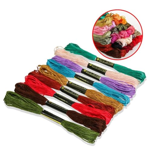 HEALSOPTHY 100 Stück Teiliges Stickgarn aus Nachhaltiger Baumwolle Farben Zufällig Vielseitiges Kreuzstich Stickfloss für Handarbeiten Freundschaftsarmbänder Anfänger und Zufällige Farbe HEALSOPTHY 100 Stück Teiliges Stickgarn aus Nachhaltiger Baumwolle Farben Zufällig Vielseitiges Kreuzstich Stickfloss für Handarbeiten Freundschaftsarmbänder Anfänger und Zufällige Farbe von HEALSOPTHY