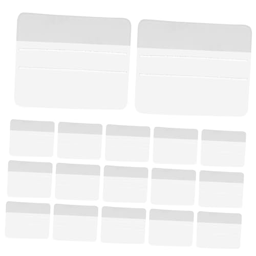 HEALSOPTHY 100 Stück Teiliges Transparentes Schmuckkarten Selbstklebende Ohrstecker Adapter aus Langlebigem PVC Praktische Schmuckdisplay Karten für Ohrringe Halsketten und Accessoires von HEALSOPTHY